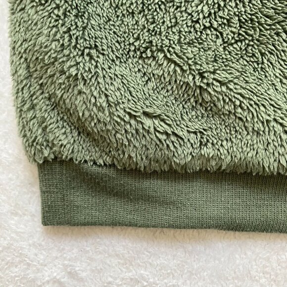 Pekkle 9M Olive Green Dinosaur Fuzzy Sweatshirt VGUC Baby Boy - Picture 15 of 16